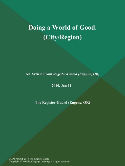 Doing a World of Good (City/Region)