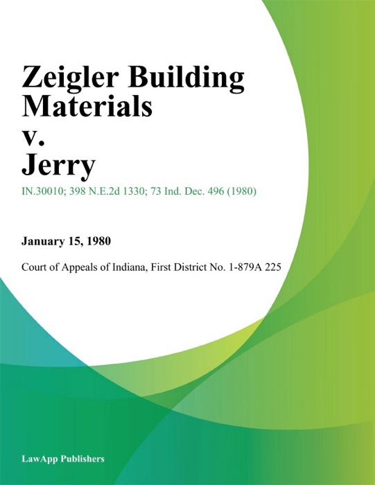Zeigler Building Materials v. Jerry