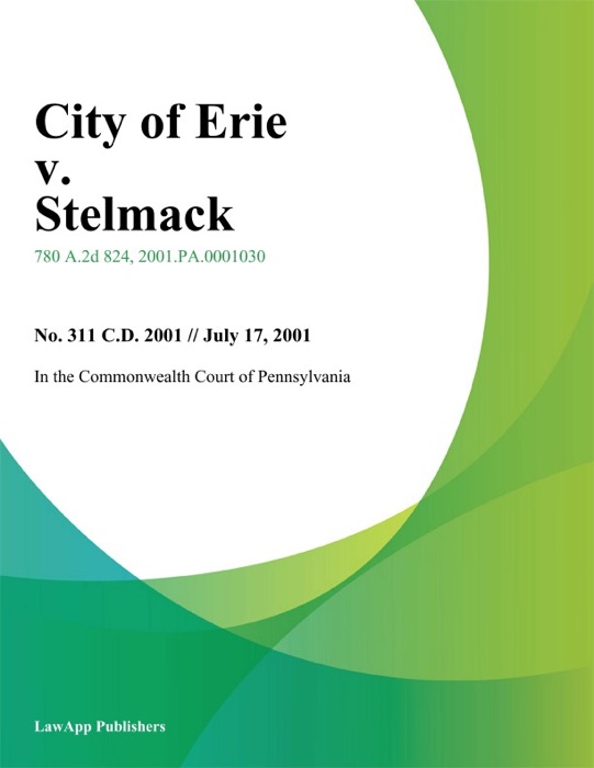 City of Erie v. Stelmack