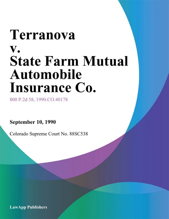 Terranova V. State Farm Mutual Automobile Insurance Co.