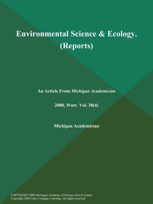 Environmental Science & Ecology (Reports)