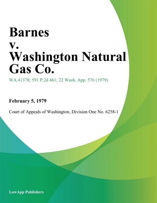 Barnes V. Washington Natural Gas Co.