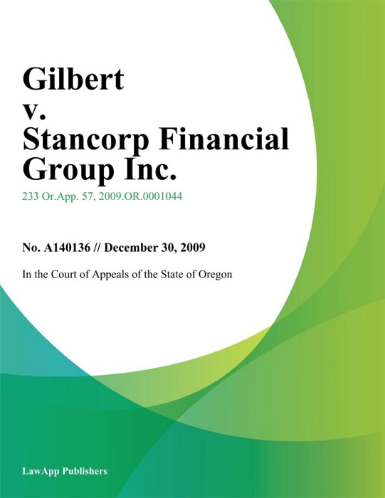 Gilbert v. Stancorp Financial Group Inc.