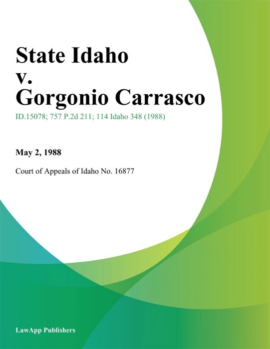 State Idaho v. Gorgonio Carrasco