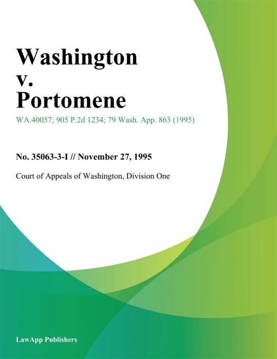 Washington v. Portomene