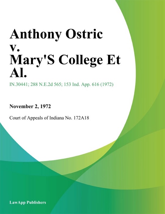 Anthony Ostric v. Marys College Et Al.