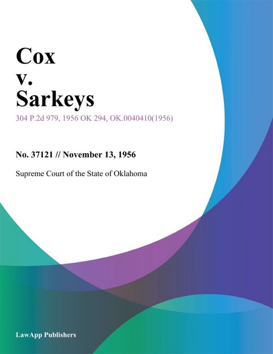 Cox v. Sarkeys