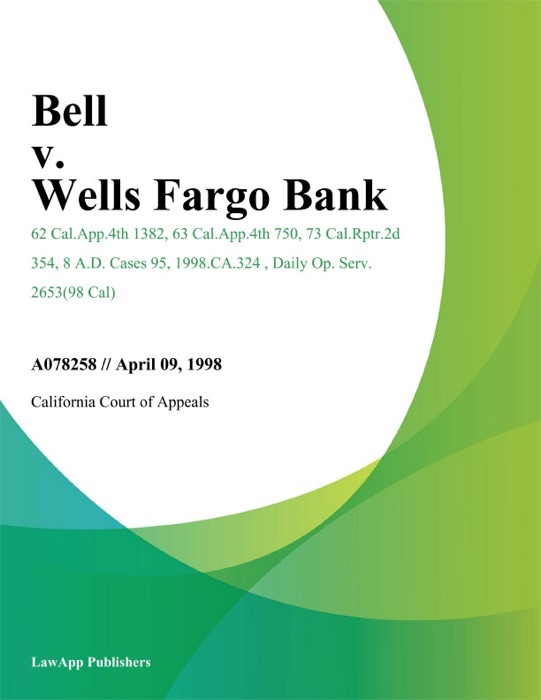 Bell v. Wells Fargo Bank