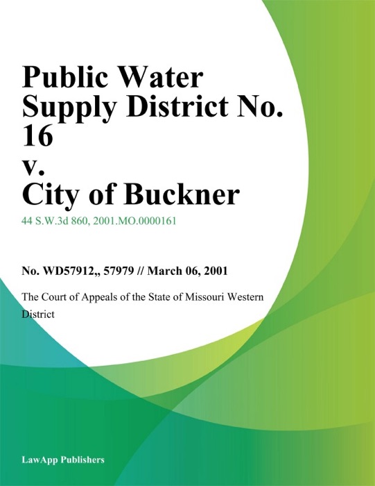 Public Water Supply District No. 16 v. City of Buckner