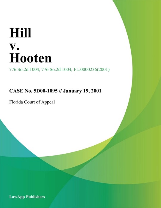 Hill V. Hooten