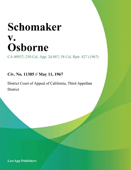 Schomaker v. Osborne