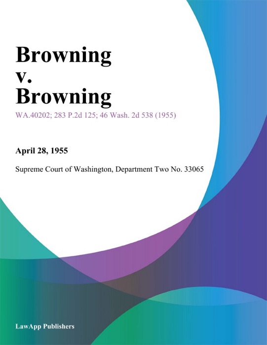 Browning v. Browning