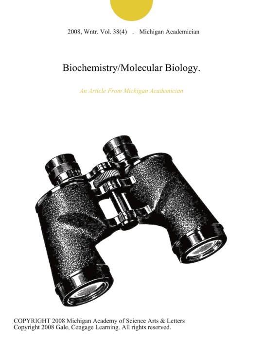 Biochemistry/Molecular Biology.