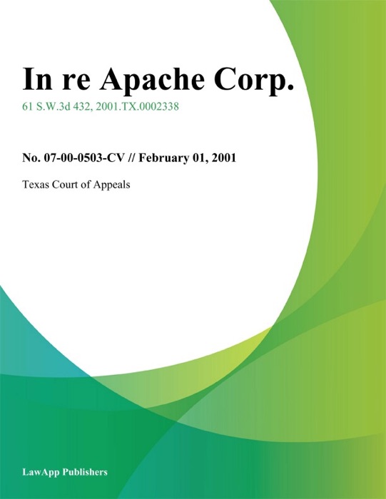 In re Apache Corp.