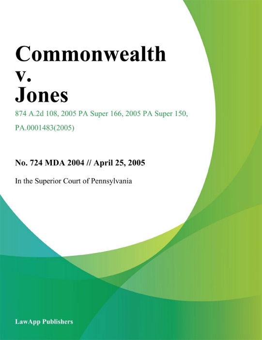 Commonwealth v. Jones