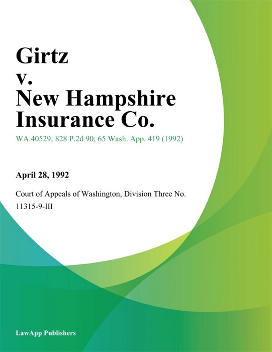 Girtz v. New Hampshire Insurance Co.