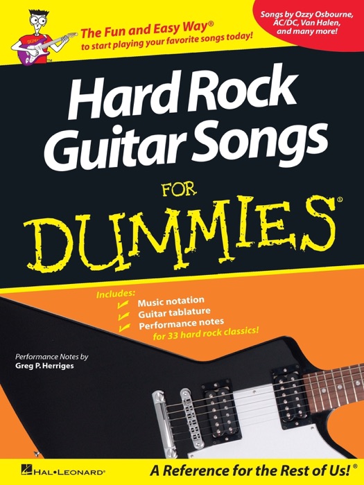 Hard Rock Guitar Songs for Dummies (Music Instruction)