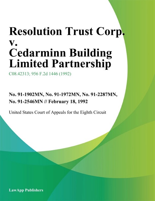 Resolution Trust Corp. v. Cedarminn Building Limited Partnership