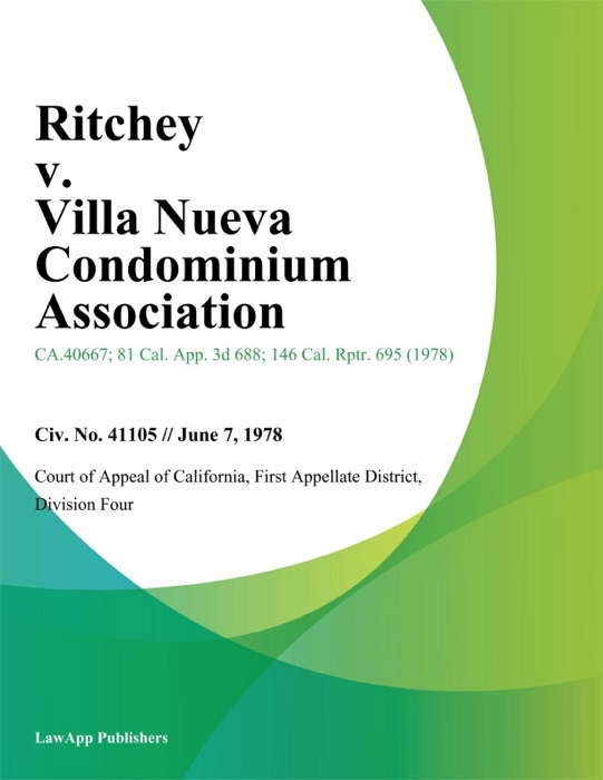 Ritchey v. Villa Nueva Condominium Association