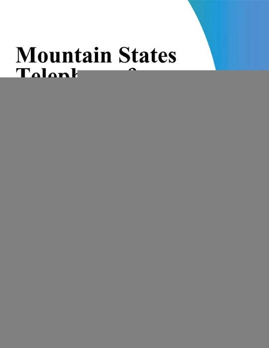 Mountain States Telephone & Telegraph Co. V. Montoya