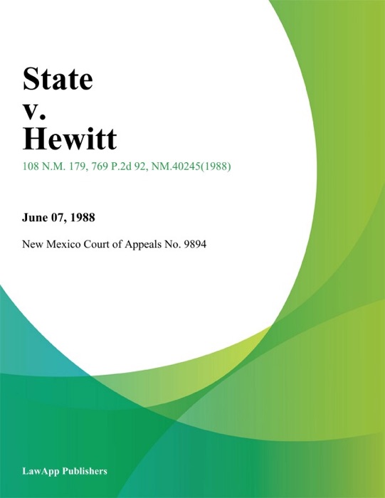 State V. Hewitt