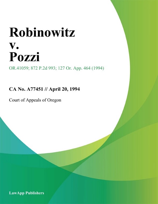 Robinowitz v. Pozzi