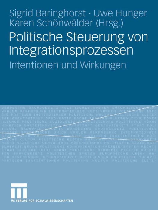 Politische Steuerung von Integrationsprozessen