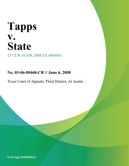 Tapps v. State