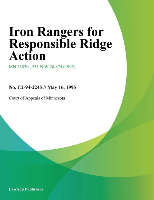 Iron Rangers for Responsible Ridge Action