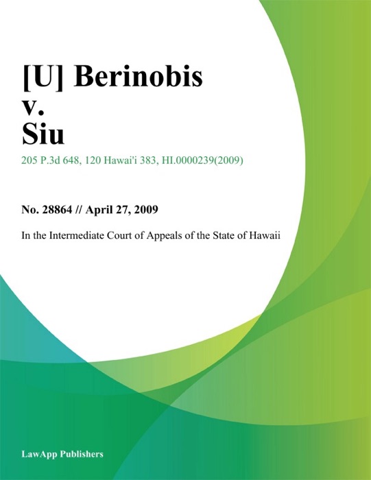 Berinobis v. Siu