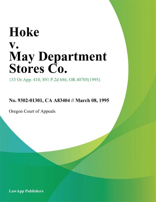 Hoke v. May Department Stores Co.