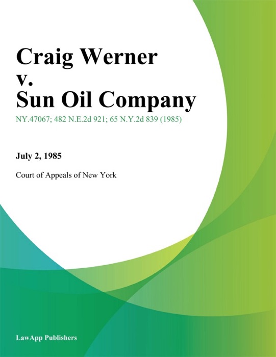 Craig Werner v. Sun Oil Company