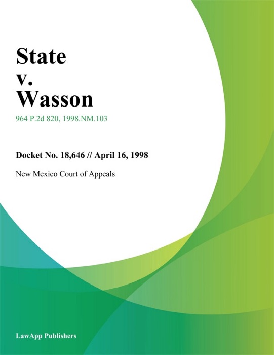 State v. Wasson