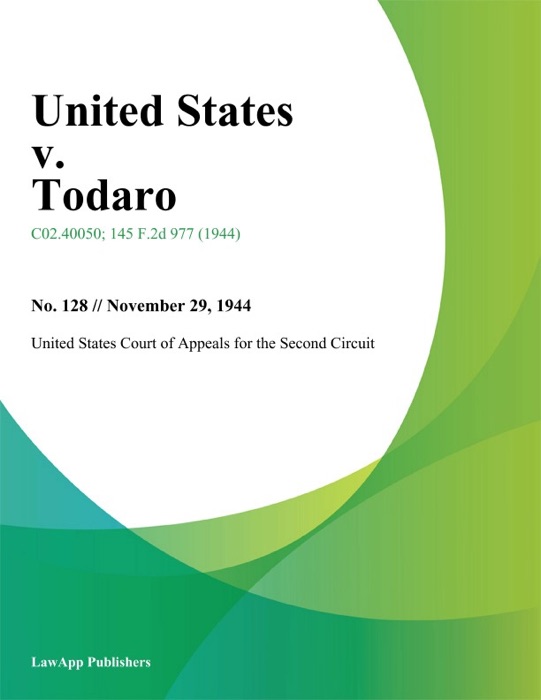 United States v. Todaro