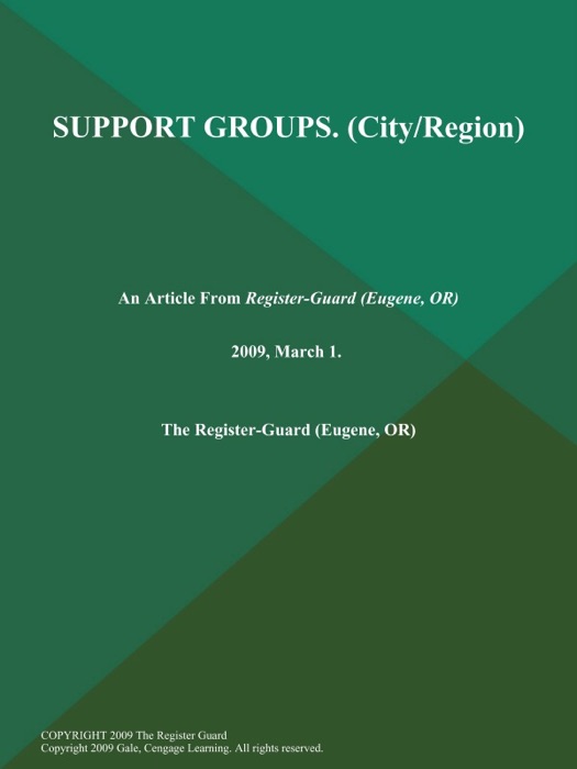 SUPPORT GROUPS (City/Region)