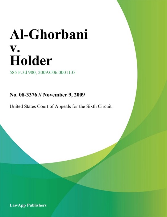 Al-Ghorbani v. Holder