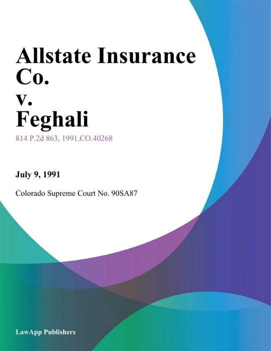 Allstate Insurance Co. V. Feghali
