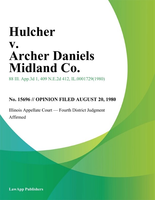 Hulcher v. Archer Daniels Midland Co.