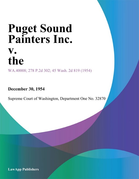 Puget Sound Painters Inc. v. The