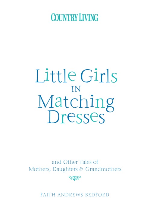 Little Girls in Matching Dresses