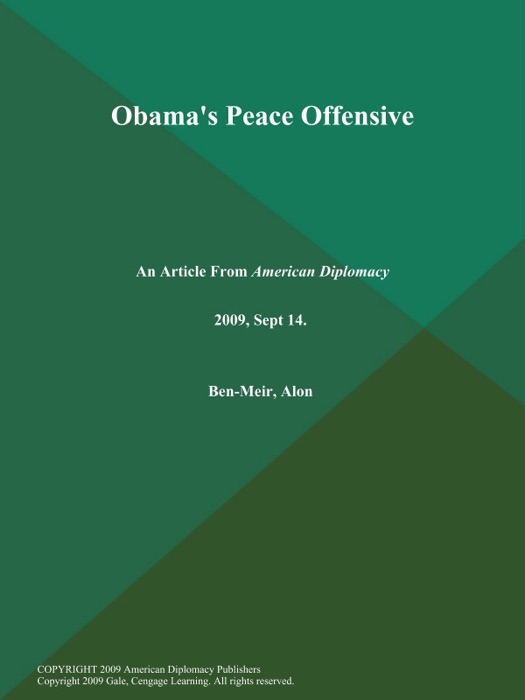 Obama's Peace Offensive