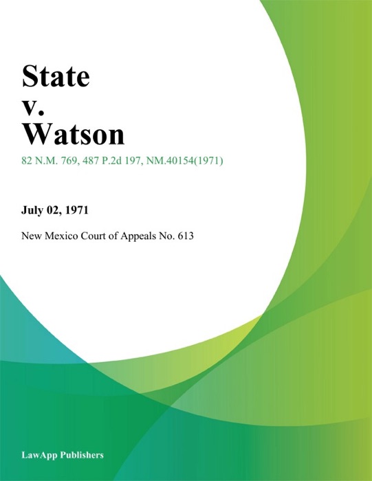 State V. Watson