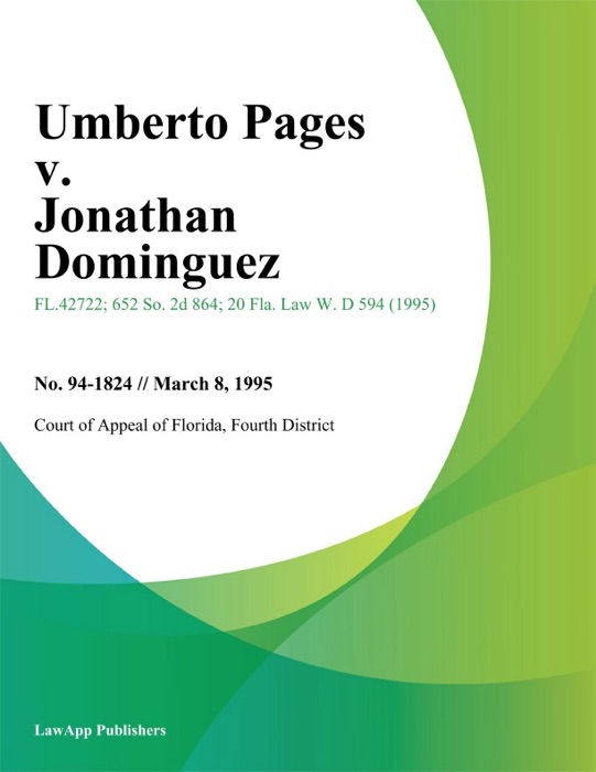 Umberto Pages v. Jonathan Dominguez