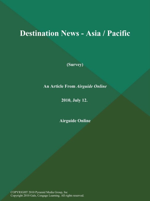 Destination News - Asia / Pacific (Survey)