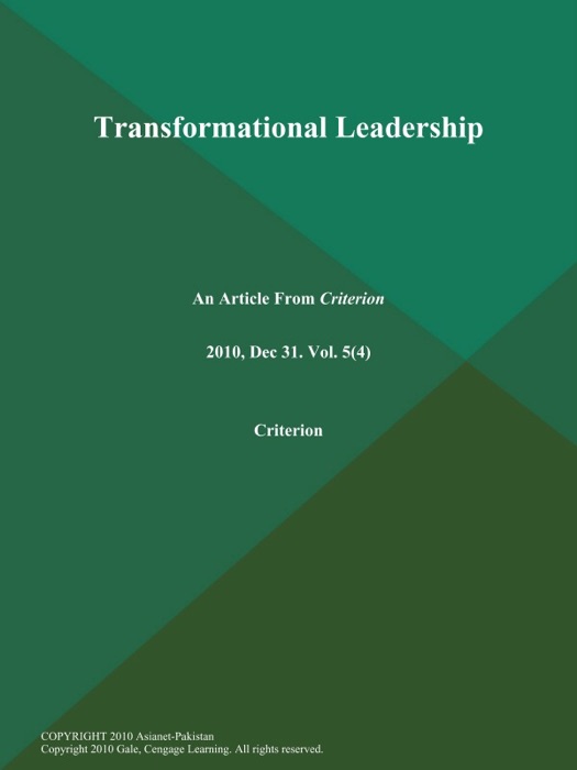 Transformational Leadership