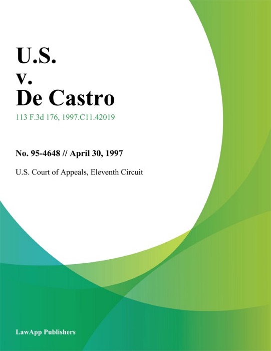 U.S. v. De Castro