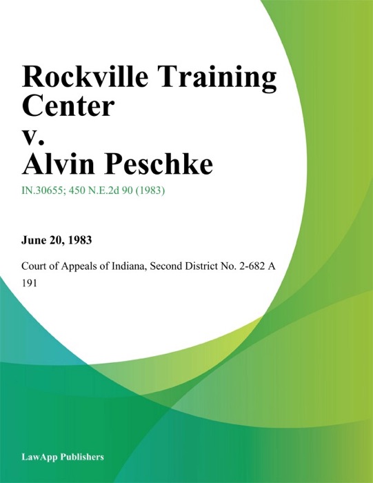 Rockville Training Center v. Alvin Peschke