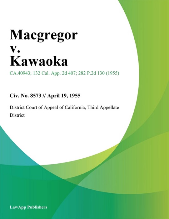 Macgregor v. Kawaoka