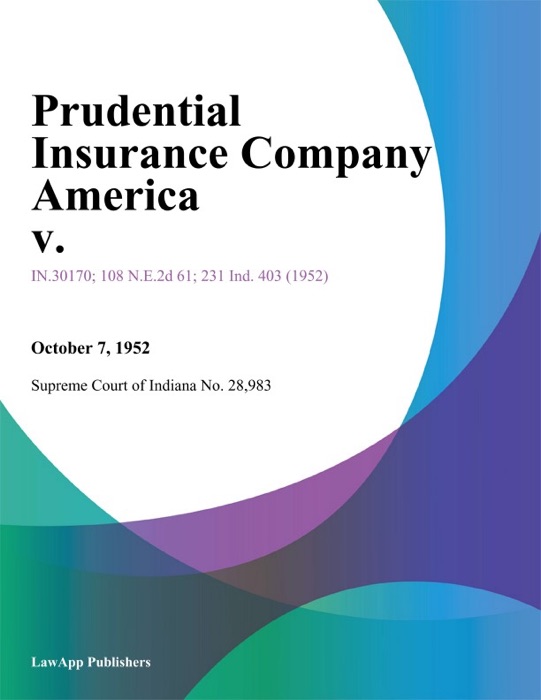 Prudential Insurance Company America V.