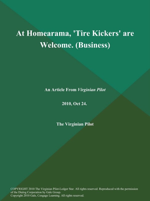 At Homearama, 'Tire Kickers' are Welcome (Business)